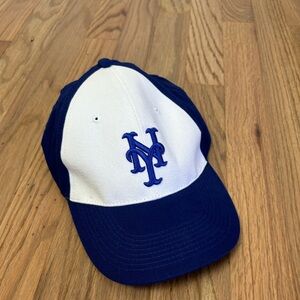 New York Mets Baseball Hat Blue White OS